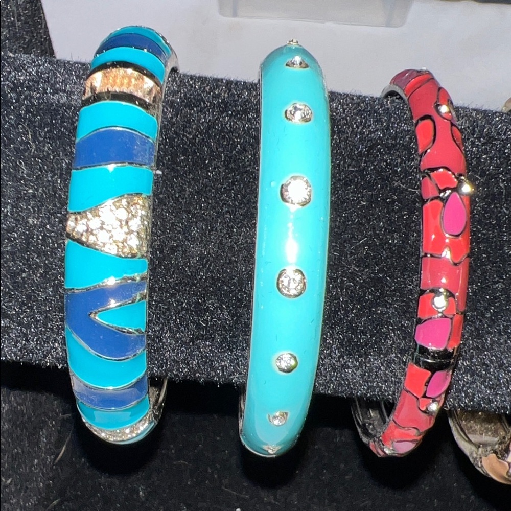 Chic Multicolor Bangle Bracelets - Picture 11 of 12